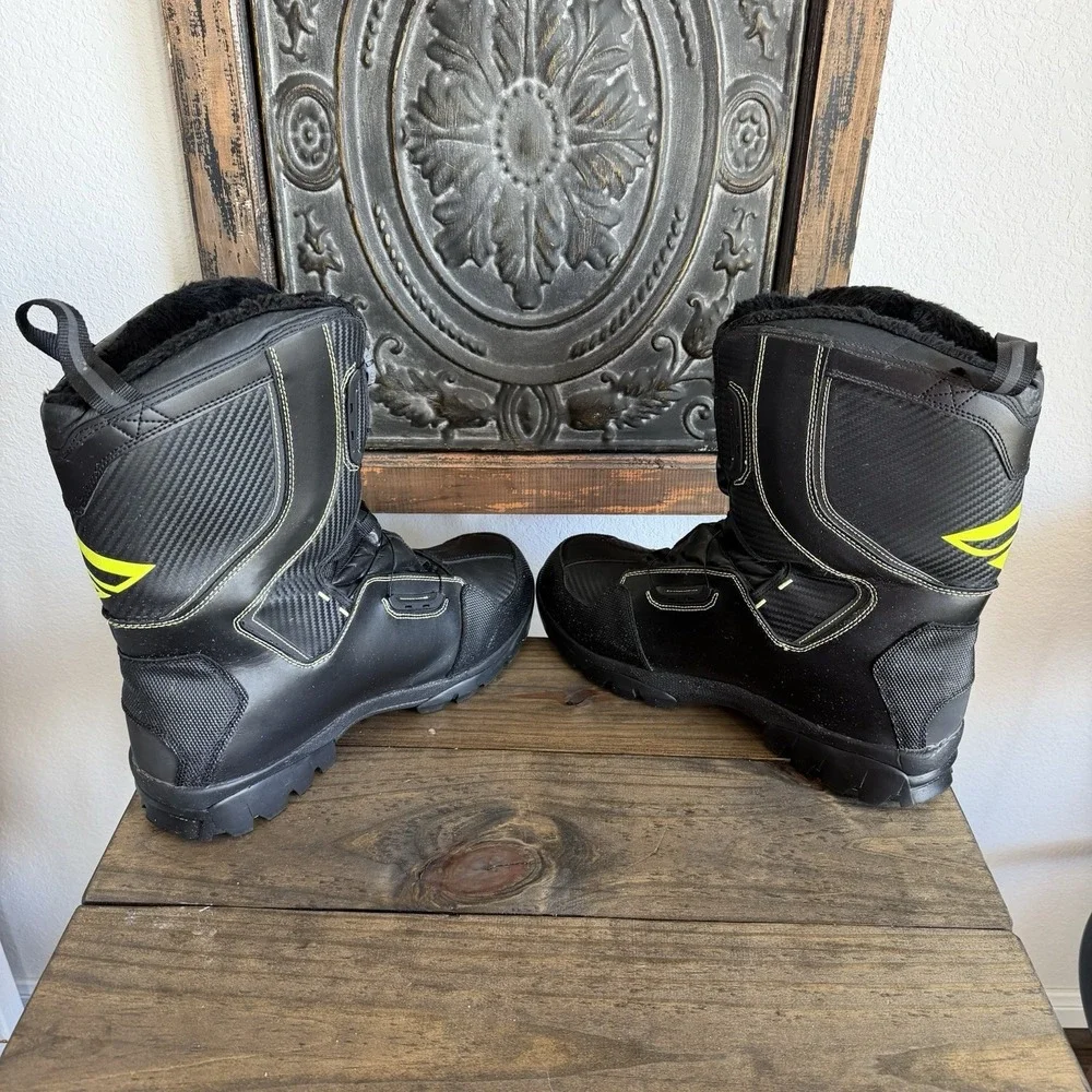 Fly‎ Racing Marker BOA Insulated Snowmobile Boots Black Mens 15 - 104096